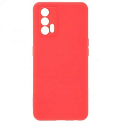 Задняя накладка ZIBELINO Soft Matte для Realme GT (красный) защита камеры