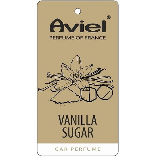 Ароматизатор AVIEL "VANILLA SUGAR" картонный