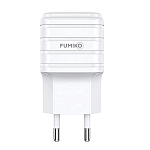 Сетевое ЗУ 1USB 2.4A FUMIKO CH16 белое