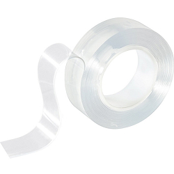 Нано-лента двусторонняя клейкая многоразовая, прозрачная, 5 м (1/12/144)