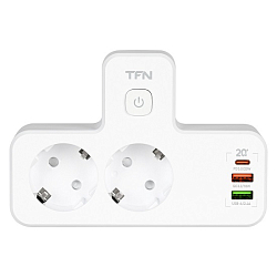 Сетевой фильтр TFN POWER 5, белый (TFN-POWER5WH)