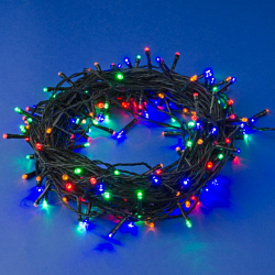 Гирлянда светодиодная Uniel Роса 30 м 300 светод. Разноцв. свет ULD-S3000-300-DGA MULTI IP20 DEW