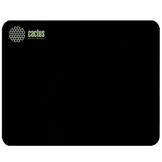 Коврик CACTUS CS-MP-P01M Средний черный (300x250x2мм)