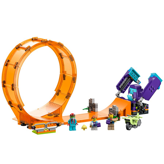 Конструктор LEGO City 60338 Трюковая петля «Сокрушительный шимпанзе»