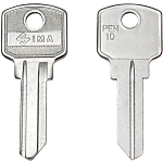 Заготовка ключа PEN-1D_BZ1_PNZ1_PNZ1D_x_X25 KHP