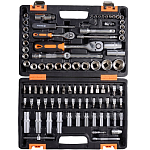 Набор инструментов, 1/2" , 1/4" , CrV, в кейсе 94 предм ВИХРЬ 73/6/7/5