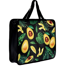 Папка с ручками А4 Calligrata, «Авокадо», 330 х 260 х 75 мм, пластиковая