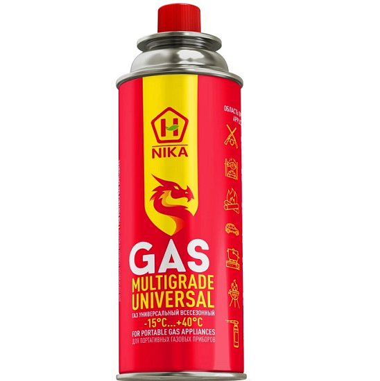 Газовый баллон REX/NIKA 220 гр. (всесезонный)