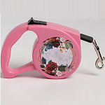 Рулетка «Любимая подружка» 3 м, max=12 кг, розовая