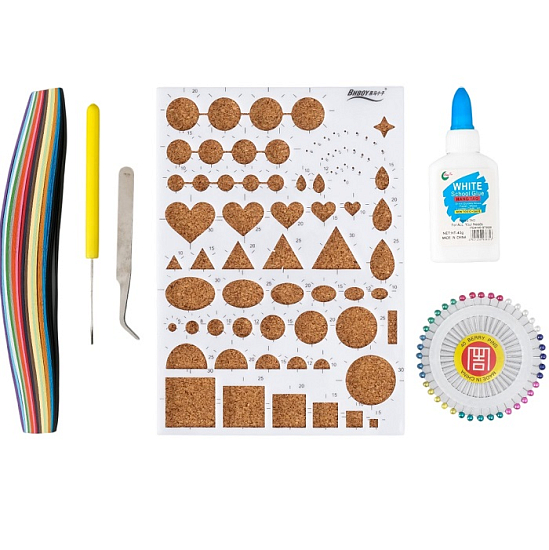 Набор инструментов для квиллинга 21х30см 1651864