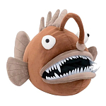 Мягкая игрушка Orange Toys Рыба Удильщик коричневая 35 см 