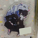 Акриловый стенд (13-15см) 2D Лезвие разрезающее, № 103