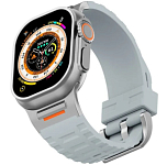 Спортивный ремешок NOMAD для Apple Watch 42/44/45/49mm, светло серый