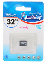 Micro SD 32Gb Smart Buy Class 10 без адаптера SD