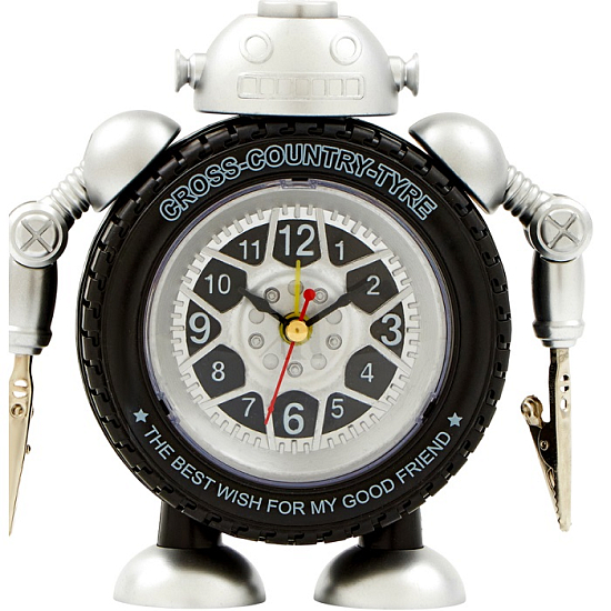 Часы настольные «Робот», с подвесом, плавный ход, АА 9918998