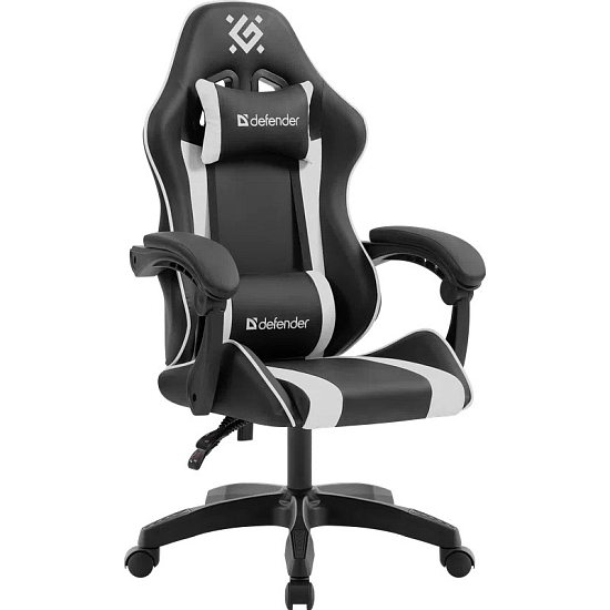 Кресло игровое DEFENDER Legas Черный/белый