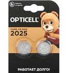 Элемент питания OPTICELL CR2025 BL-2 (2/20/200/33600)