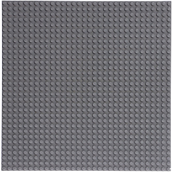 Пластина-перекрытие для конструктора, 25,5 × 25,5 см, цвет серый 7519711