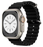Силиконовый ремешок SPORT BAND 42/44/45/49мм (силикон) 01, черный