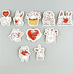 Набор стикеров «Влюблённые», 5 х 5 см