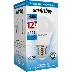 Лампа светодиодная SMARTBUY G45 18W/6000K/E27