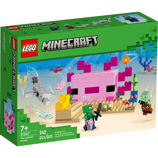 Конструктор LEGO Minecraft 21247 Дом аксолотля