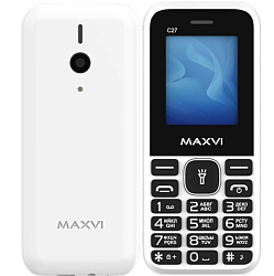 Телефон Maxvi C27 белый