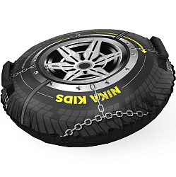 Тюбинг NIKA ТБ8К-85/КЛ "колесо" с круговым дизайном 