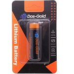 Аккумулятор 18650 Dos-Gold BL1 (2600mA, 4.2V) (1/10/200)