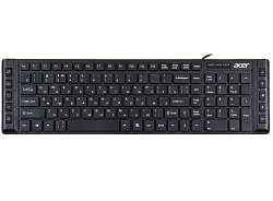 Клавиатура ACER OKW010 [ZL.KBDEE.002] Keyboard USB slim Multimedia black