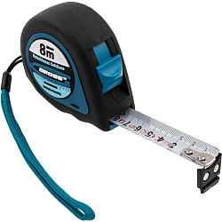 Рулетка  8м х 25мм GROSS 31104 "Ergonomisch" магнитный обрезиненный зацеп