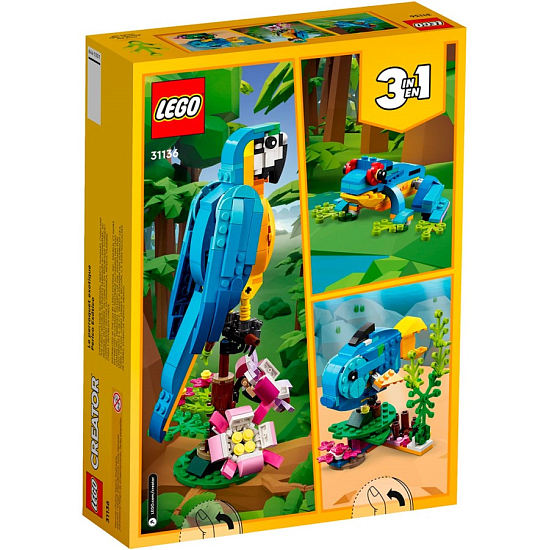 Конструктор LEGO Creator 31136 Экзотический попугай