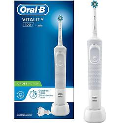 Зубная щетка ORAL-B Vitality CrossAction 100 белый