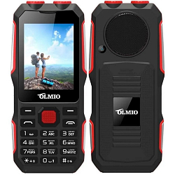 Телефон OLMIO X02 черный-красный