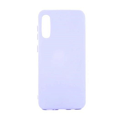 Силиконовый чехол FAISON для SAMSUNG Galaxy A11, №07, Silicon Case, матовый, лавандовый, серый