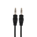 Кабель Jack 3.5 <--> Jack 3.5  1.0м JD-414 черно-белый