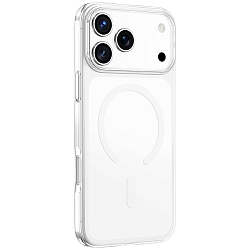 Задняя накладка KEEPHONE HYBRID PRO TRANSPARENT MAGSAFE для iPhone 17 PRO MAX, CLEAR