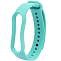 Силиконовый ремешок для Xiaomi mi band 5/6  бирюзовый
