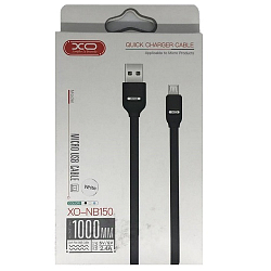 Кабель USB <--> microUSB  1.0м XO-NB150 белый