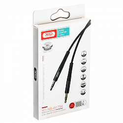 Кабель Jack 3.5 <--> Jack 3.5  1.0м XO-NB-R175A черный