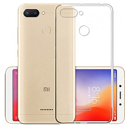 Задняя накладка ZIBELINO Ultra Thin Case для Xiaomi Redmi 6 (Premium quality) (прозрачный)