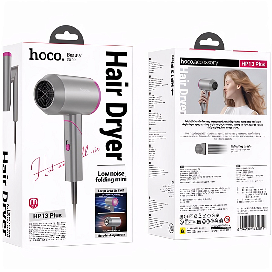 Фен HOCO HP13 Plus красный