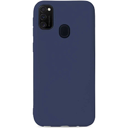 Задняя накладка GRESSO для Samsung Galaxy M11 (2020) темно-синий. Коллекция Меридиан