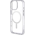 Силиконовый чехол HOCO MagSafe для iPhone 16 Pro Max прозрачный