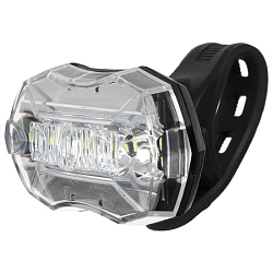 Фонарь велосипедный передний JY-6090F, 5 белых светодиодов   5308332