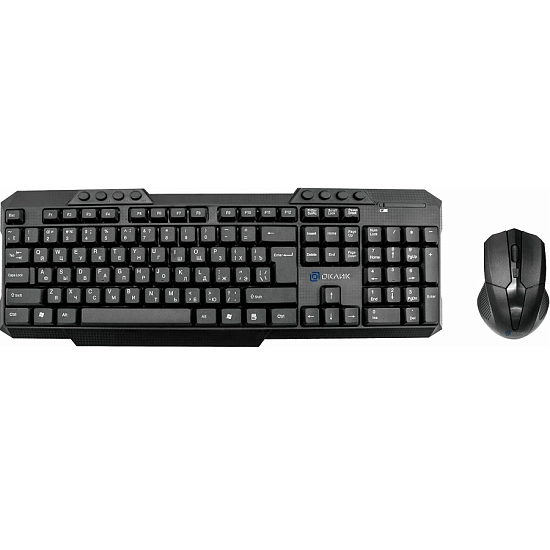 Клавиатура+мышь БП OKLICK 205MK черный