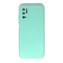 Задняя накладка SILICONE COVER для Xiaomi Poco M3 Pro мятный