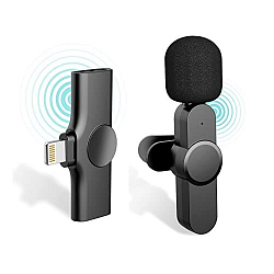 Микрофон БП WALKER WRM-51, петличный, Lightning, черный