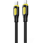 Кабель Lightning <--> Type-C  1.0м REMAX RC-C112, черный, 30W