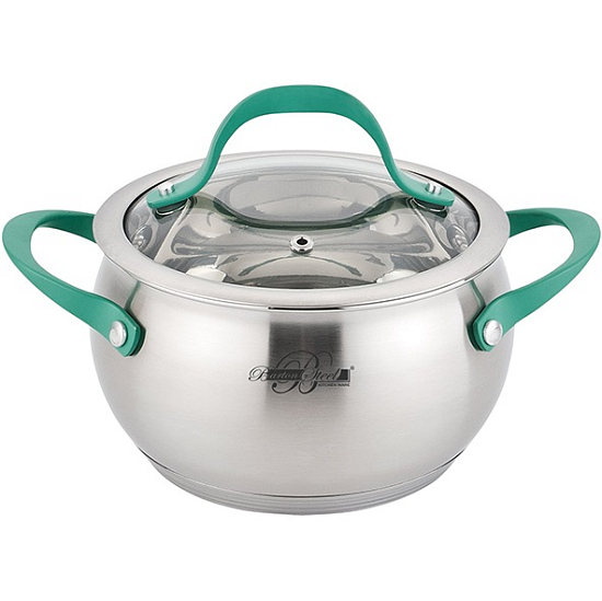 Кастрюля 1.8л BARTON STEEL BS-2017-16